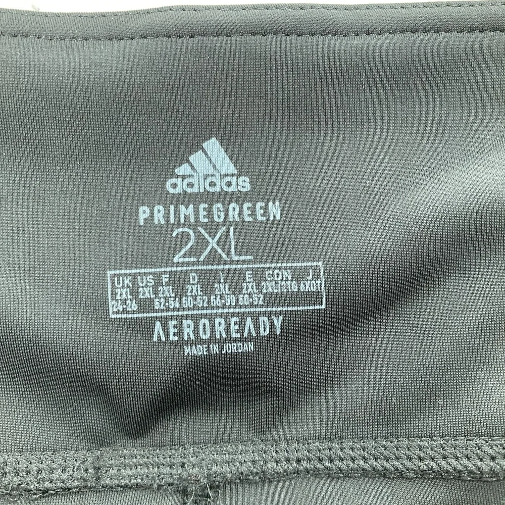 adidas Cycling Shorts Womens 2XL Black 3-Stripes AEROREADY Primegreen Outdoors